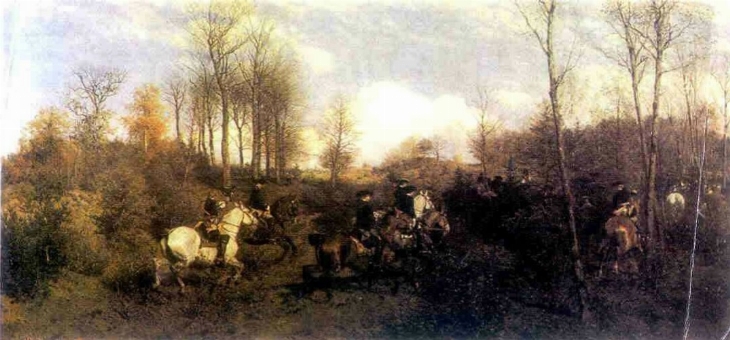 Scena polowania